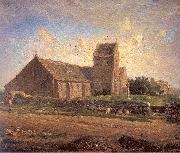 Jean-Franc Millet The Church of Greville Germany oil painting reproduction
